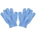 thumbnail image 1 of Lunxisen 4 Pcs Exfoliating Dual Texture Bath Gloves for Shower, Spa, Massage and Body Scrubs, Dead Skin Cell Remover, Gloves with Hanging Loop, 1 of 8