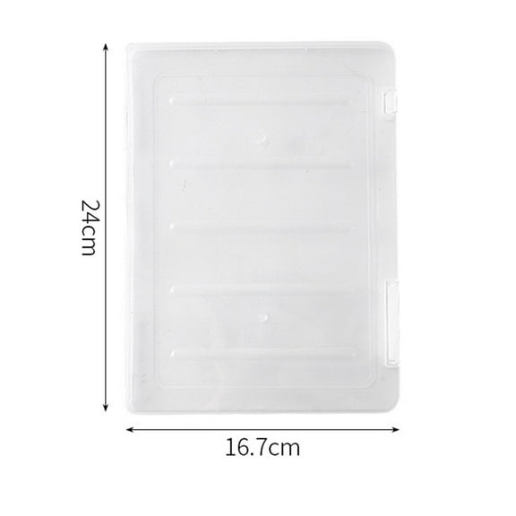 Lunxisen 4 Pcs File Box Organizer, Folder Storage Boxes, Filing Crate Bin Holder with Handle for Home Office Desk.(S)