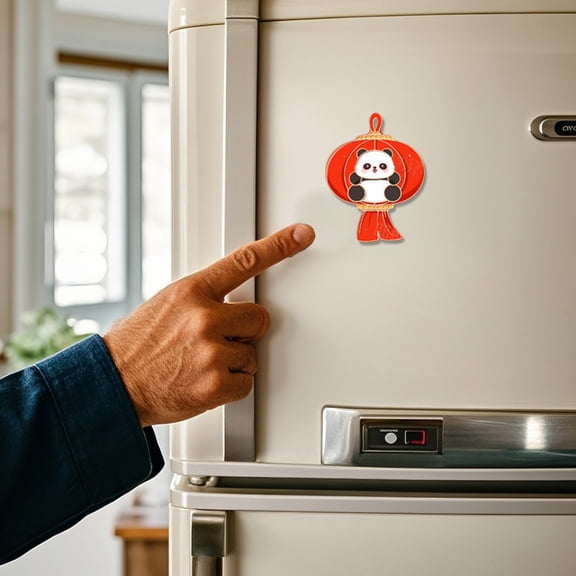 Lunxisen 4 Pcs Strong Magnetic Refrigerator Magnet Fridge Sticker,Fridge Magnets Decoration for Crafts,Strong Fridge Magnets for Kitchen, School.