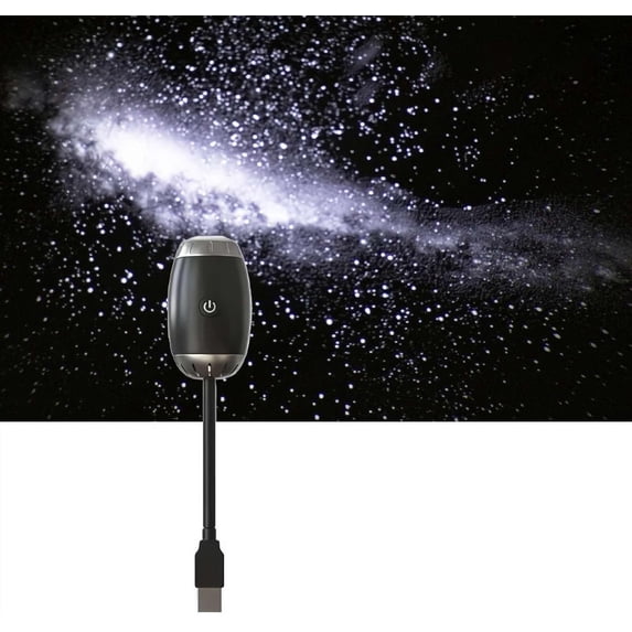 Lunxisen 4 Pcs USB Star Projector Light Galaxy Night Light for Bedroom Car Relaxation Home Decor Gift