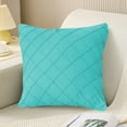 thumbnail image 1 of Lunxisen 4 pcs Porch Throw Pillow Case Cushion Cover, Welcome to Our Porch, Summer Front Decor, Outdoor Decoration Farmhouse Decorative Home Decoration Flannel Decor for Sofa Bedroom Living Room, 1 of 7