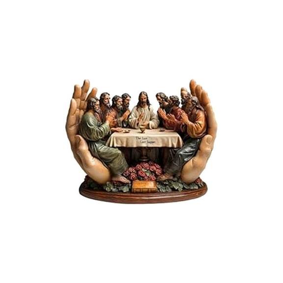 Lunxisen 4 pcs Religious Wall Stickers - Jesus Christ Stickers Decals Adhesive Easter Decoration Decal, Christian Sticker for Home Spiritual Seekers Reflection.