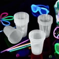 thumbnail image 1 of Lunxisen 50 Pcs Disposable Plastic Cups Clear Commercial Tea Cups High-Temperature Resistance for Party and Household Drinking, 1 of 8