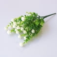 thumbnail image 1 of Lunxisen 6 Pcs Artificial Outdoor Flowers Fake Green Shrubs Garden Porch Decoration UV Resistant Faux Plants, 1 of 9