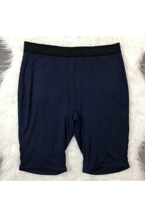 Women's Soft Modal Bike Short, Navy, Medium