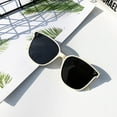thumbnail image 1 of Luo Fashion Rectangle Polarized Sunglasses Unisex Trendy UV Block Sun Glasses Daily, 1 of 2