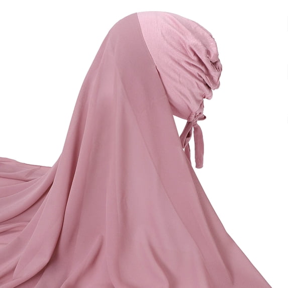 Luo Fashion Solid Color Long Chiffon Hijab Scarf Women’s Muslim Head Wrap Shawl