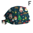 thumbnail image 1 of Luo Fashion Under $2 Unisex Holiday Print Scrub Cap with Buttons - Adjustable Medical Headwear, 1 of 4