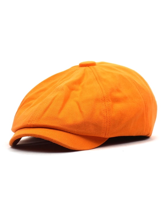 Unisex Cotton Beret Retro Solid Color Painter Hat Casual Daily