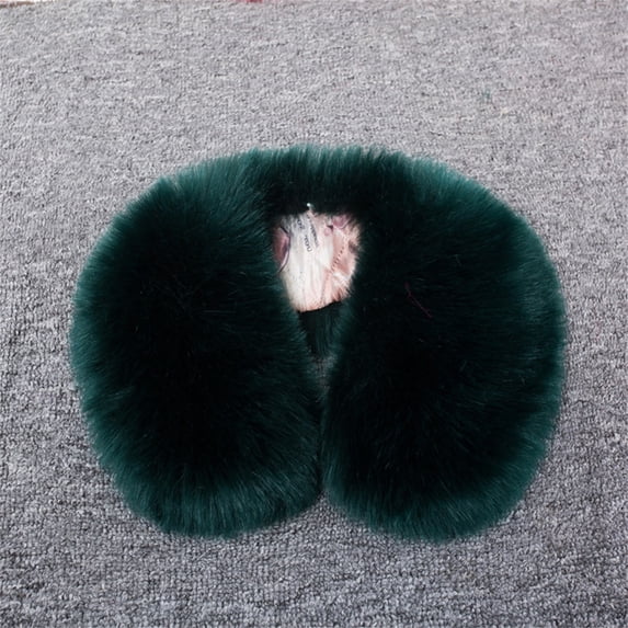 Luo Fashion Women’s Faux Fur Collar Scarf Plush Warm Neck Wrap Autumn Winter Comfort