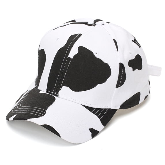 Luo Fashion Women’s Trendy Multicolor Cow Baseball Cap Fashionable Sun Hat