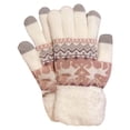 thumbnail image 1 of Luo Fashion un-der $2 Five-Finger Knit Plush Gloves Thick Cold-Proof Winter Warm, 1 of 3