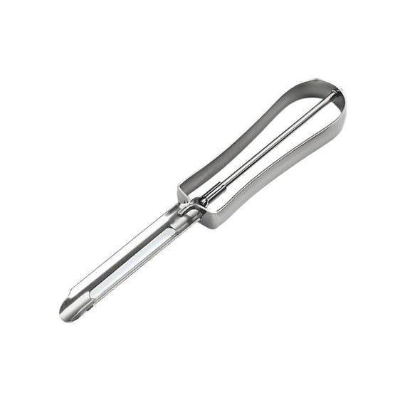 Luo Stainless Steel Line Melon Planer Fruit Peeler Sharpened Cucumber Potato Peeler Household Kitchen Gadget Food Peeler Finger Cucumber Shder Cucumber Peeler for Face Peeler with Finger Hole
