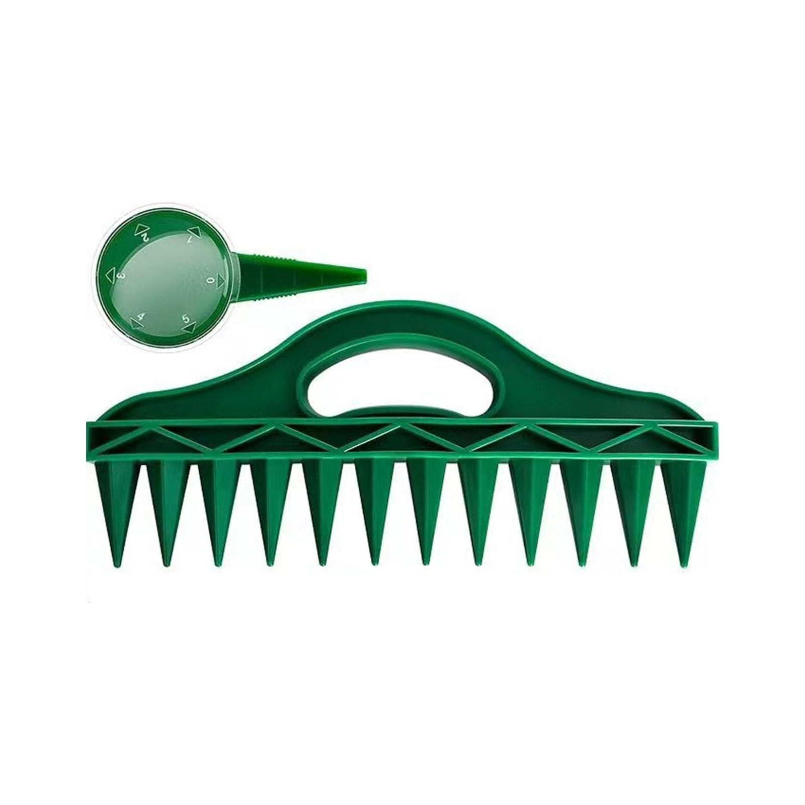 LuoYinDa Cloning Cubes Sowing Dispenser Set 12 Holes In Soil Planter Hole Punch Garden Seeders