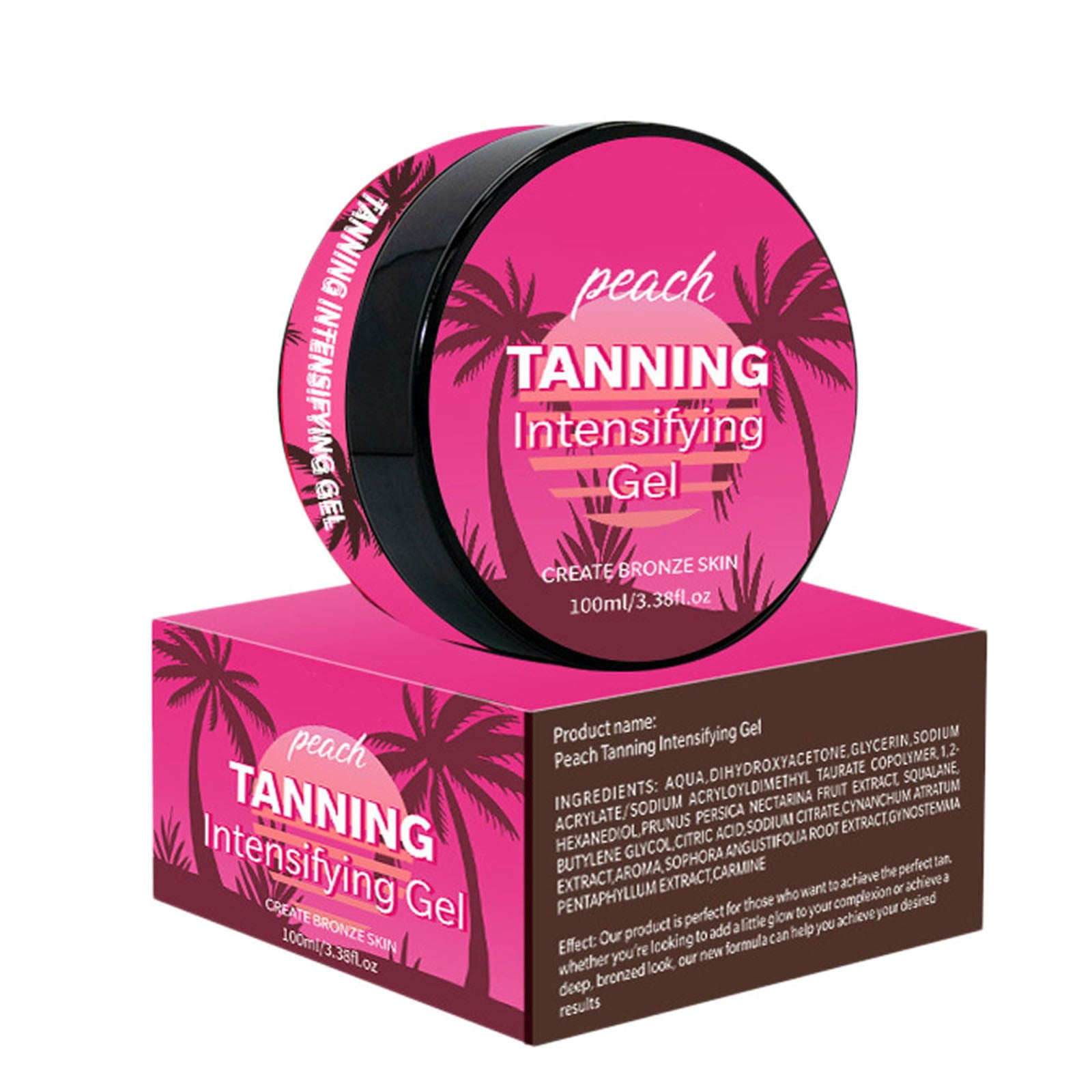 LuoYinDa Cocoa Butter Soap Fruit Tanning Intensifying Gel Peach