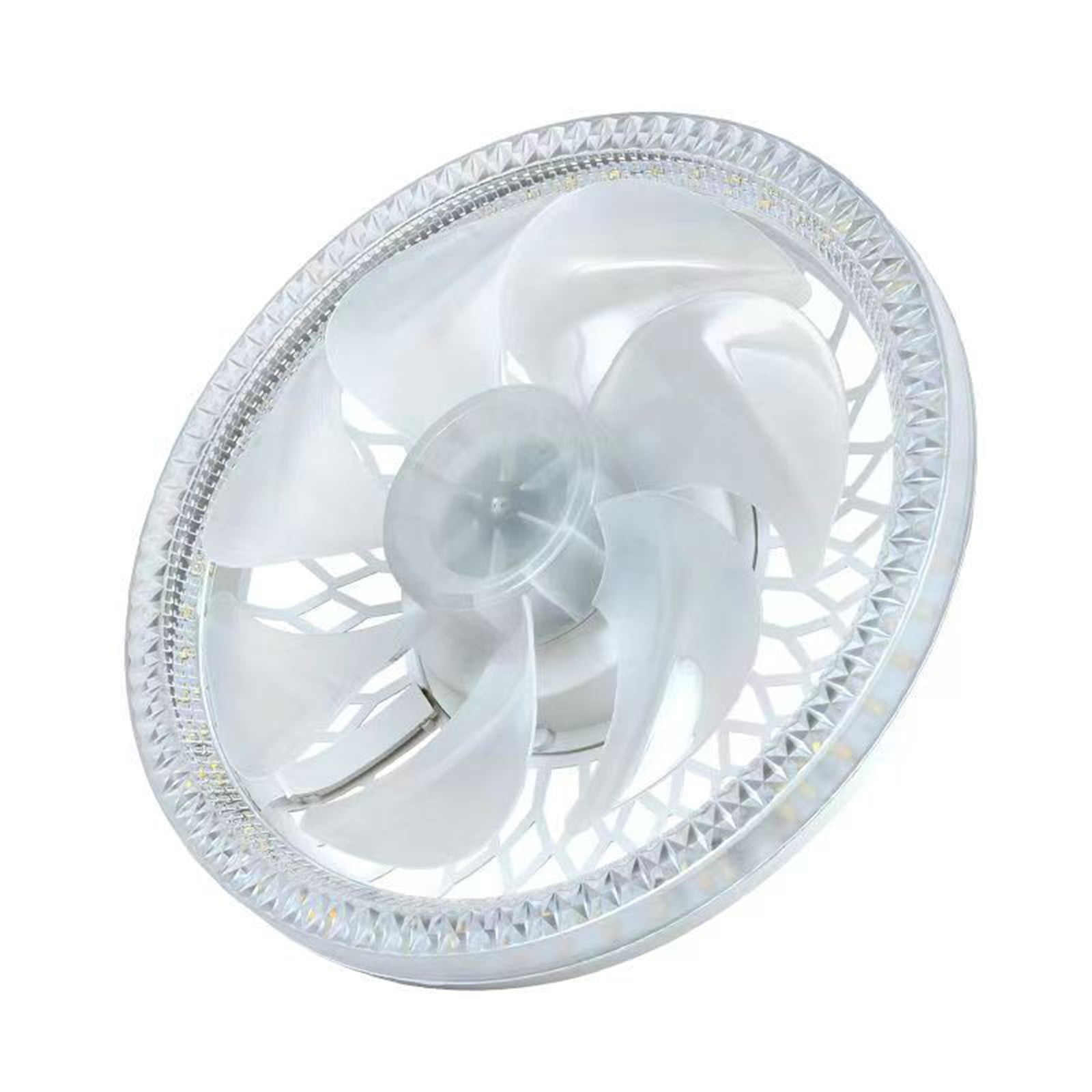 LuoYinDa Floor Drying Fan 2 In 1 Quiet Adjustable Fan Light with Remote