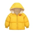 thumbnail image 1 of Luogg Baby Girl Boy Winter Warm Thick Hooded Coats Toddler Warm Padded Jackets Kids Outerwear Boys Puffer Jacket Size 18-24 Months, 1 of 2