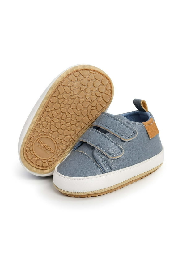 Baby Sneakers For Boys Girls First Soft Sole Shoes Breathable Comfortable Lightweight Casual Toddler Shoes For 0 18 Months Size 0-6 Months Blue