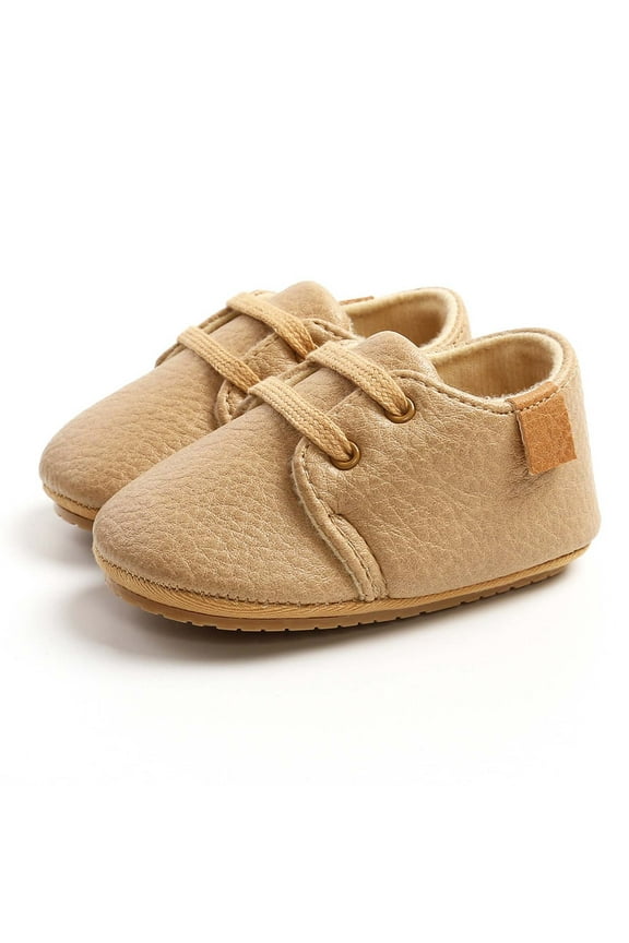 Baby Sneakers Soft Sole First Shoes For 0 18 Months Unisex Breathable Comfortable Lightweight Everyday Casual Footwear For Boys And Girls Size 0-6 Months Khaki