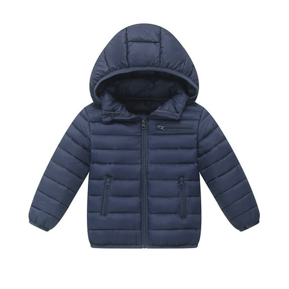 Luogg Boys Coat And Jacket Kids Long Sleeve Zipper Hooded Outerwear With Pockets For Everyday Casual Wear Boys Hooded Jacket Size 7-8 Years
