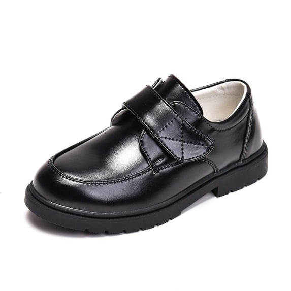 Luogg Boys Sneakers For Weddings And Performances Stylish British Dress Shoes For School Elegant Footwear For Formal Occasions Size 7 years Navy1