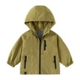 thumbnail image 1 of Luogg Boys Windbreaker Jacket For Kids Lightweight Hooded Zipper Coat Outdoor Casual School Jacket For Boys Boys Jacket With Hood Size 6-7 Years, 1 of 2