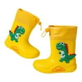 thumbnail image 1 of Luogg Children Rain Boots Non Children Water Shoes Classic Children Rainboots Cartoon Dinosaur Girls Winter Boots Size 4.5-5 Years, 1 of 3