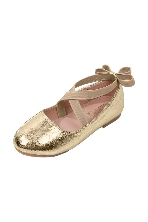 Girls Athletic Sneakers For Daily Wear And Parties Fixed Design For Comfort And Support Versatile Footwear That Complements Any Outfit Easy For Long Lasting Use Size 6-7 Years Gold