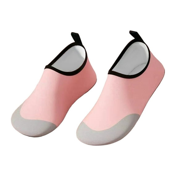 Luogg Girls Water Shoes For Beach Pool Outdoor Lightweight Non Slip Comfortable Sandals For Toddler Kids 2 10 Years Size 3.5-4 years Pink