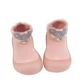thumbnail image 1 of Luogg Infant Shoes Toddler Indoor Walkers Baby Cute Animals First Casual Socks Elastic Baby Shoes Size 20 Pink, 1 of 1