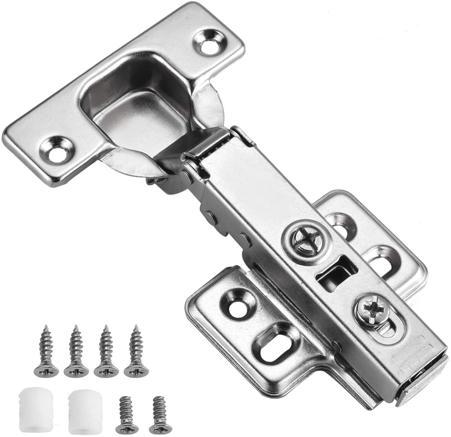 Luokim 10pcs Standard Hinge,Fit for Frameless