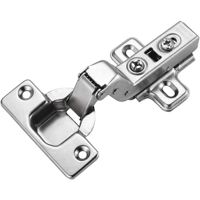 Luokim 20PCS Inset Cabinet Door Hinges Frameless European Soft Close Kitchen Hidden Self Closing Concealed Hinges