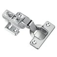 thumbnail image 1 of Luokim 2PCS Inset Frameless Concealed Hinges for Kitchens Bathrooms Built-in Damper Fixed Plate, 1 of 5