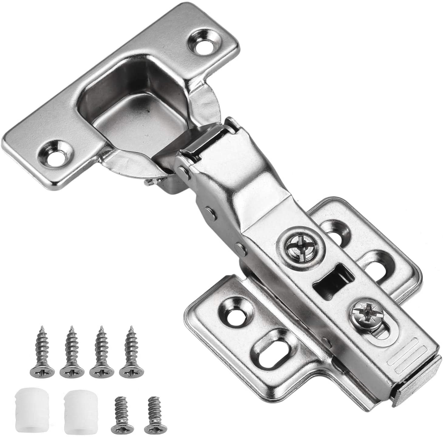 Luokim 2pcs Standard Hinge,Fit for Frameless European