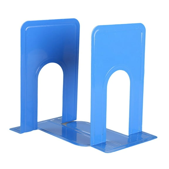 Luolandi Business and Home Use Bookends for Organizing Workspace or Home Library blue