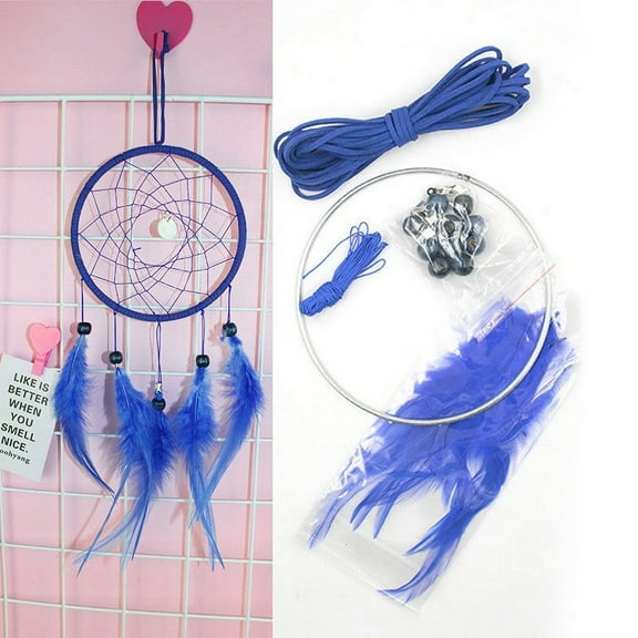 Luolandi Convenient Durable Dream catchers Dream catcher Craft Unique Decor Dream Gift Handmade Home decoration Attractive Blue