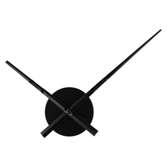 Luolandi Craft Clock Replacement Parts DIY Large Needle Wall Clock Mechanism Kit Black