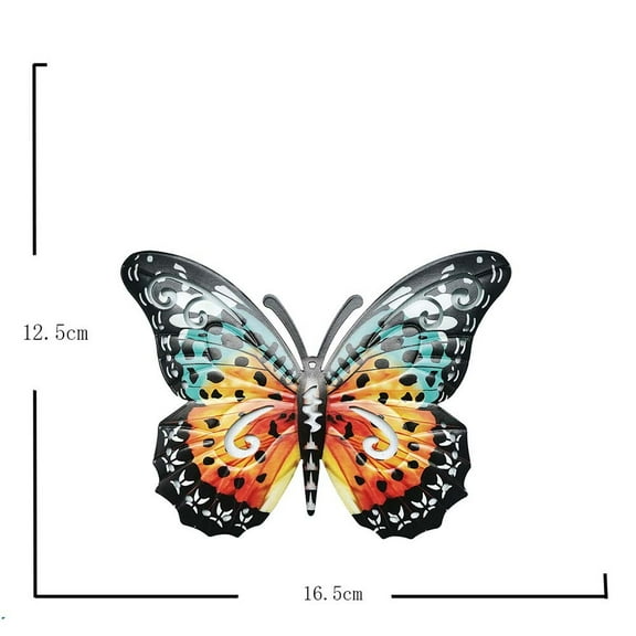 Luolandi Decorative Items Wall Decor Garden Home Indoor Metal Solid Metal Material Strong Wall Art Replaceable Brand New 12.5*16.5cm