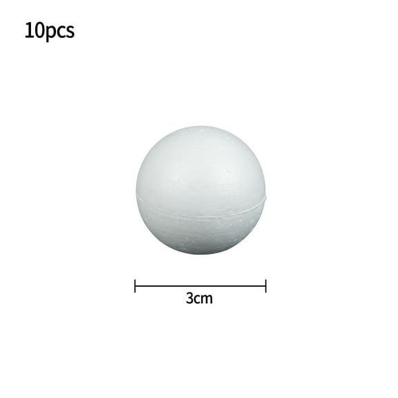 Luolandi Foam Ball Round DIY Accessories New Party Polystyrene Styrofoam Handmade For Party Celebration Decorations Craft DIY Supplies 3cm