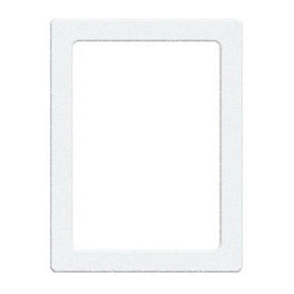 Luolandi Magnetic Photo Frames Refrigerator Magnets Picture Poster Certificate Frames Reusable School Cabinet Decor Wall Home Decor white 7 inch