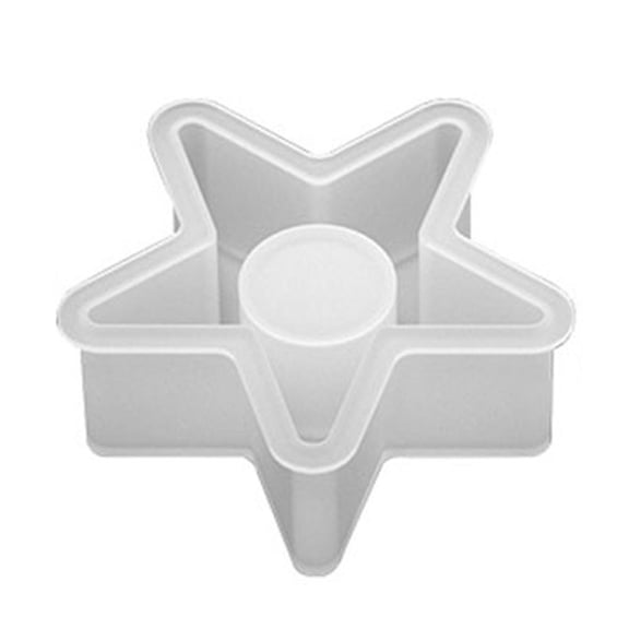 Luolandi Mother S Day Demold Pentagram Round Mould Silicone Perfect Gift Unique Design Pentagram