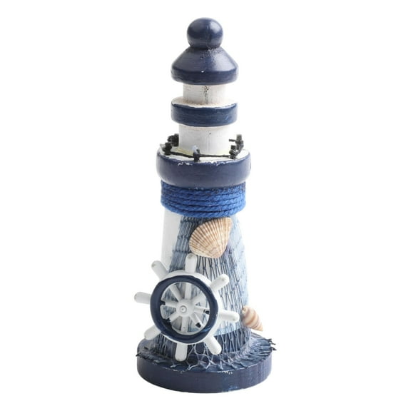 Luolandi New 1pc Small Lighthouse Sea Decoration Decorative Boats Ornament Decor Resin Lighthouse DecorNautical Themed Adorn