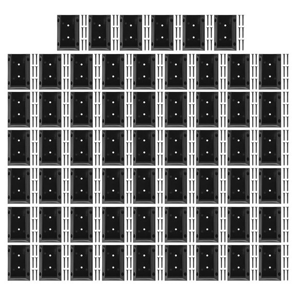 Luolandi Nylon Bracket Connectors for Deck Railings For 20 Pack for For 2x4 Wood Posts 60pcs