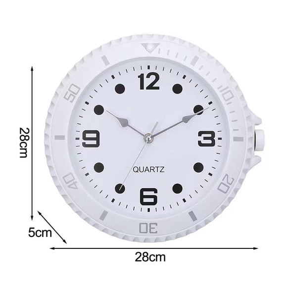Luolandi Silent Wall Clock for Living Room: Creative Home Decor with Smooth Second Hand