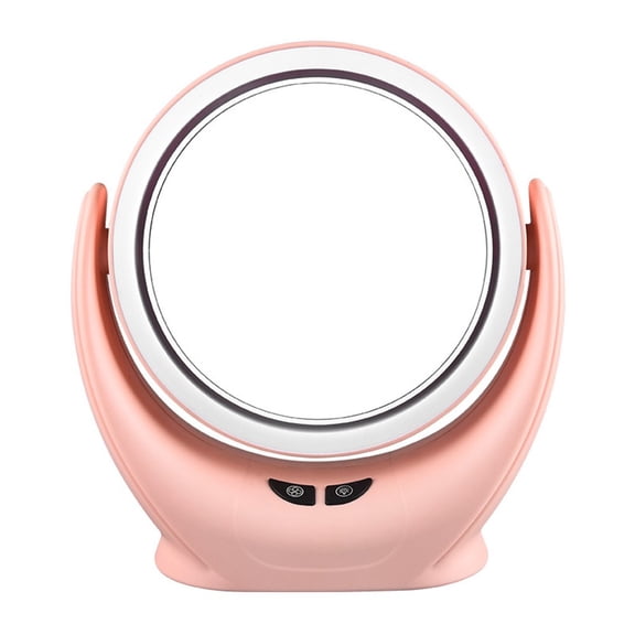 Luolandi Three-in- fan makeup mirror with light mirror fan makeup mirror pink