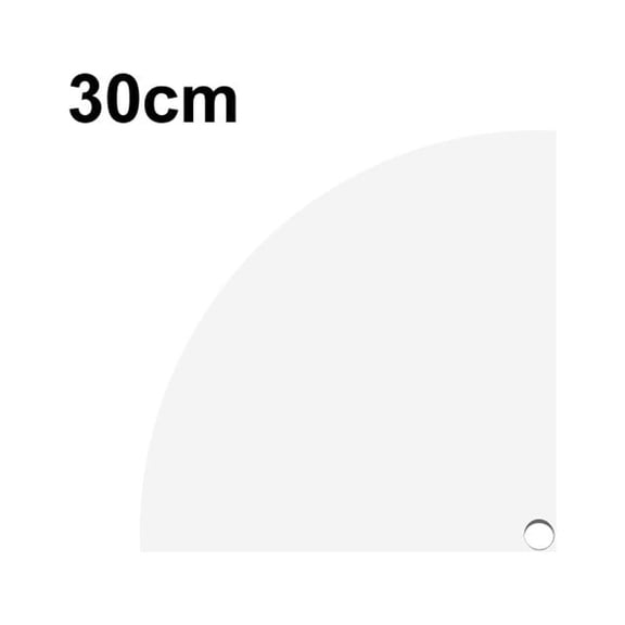 Luolandi Wall Clock Blank Clock Face Clock Face DIY Face High Quality White Wooden Wall 5mm Thick 8 10 12 Inch Blank Clock 30cm