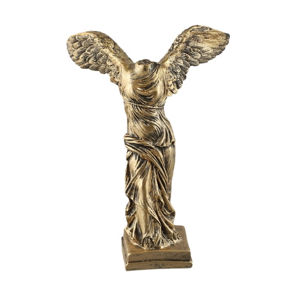 Luolandi Winged Victory Of Samothrace Statue Resin Victory Goddess Sculpture For Home Living Room Desktop Ornament Decoration E5-181510