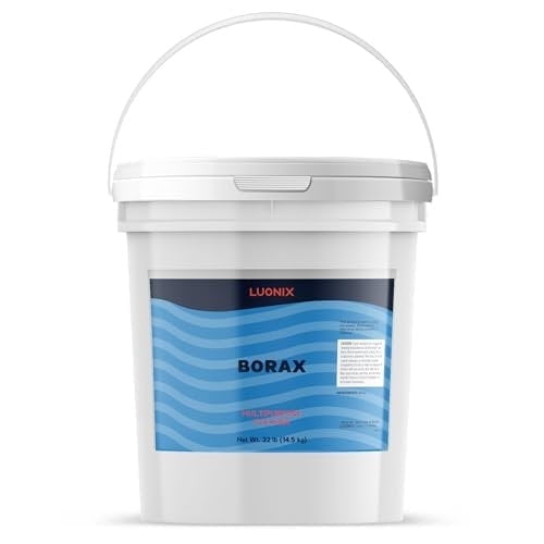 Luonix Borax, 3.5 Gallon Bucket, Multipurpose Cleaner, Laundry Additive, Unscented