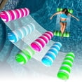 thumbnail image 1 of 3 Pack Inflatable Pool Floats Adult Size Water Hammock,Pool Floaties Toys 4-in-1 Multi-Purpose Floats for Swimming Pool,Pool Rafts Lounge Chairs Floating,for Adults Vacation Fun and Rest, 1 of 7