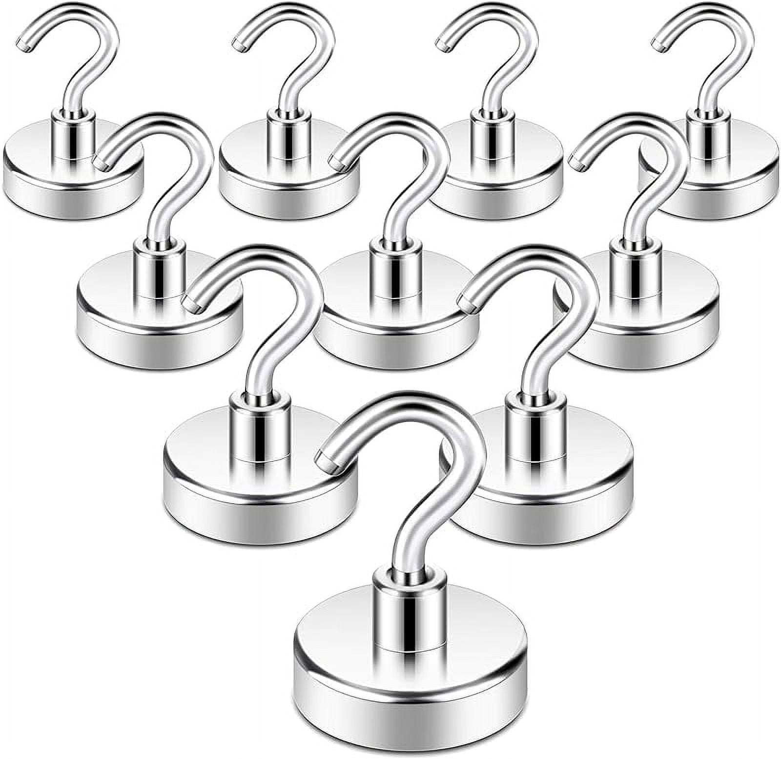 Luosen Magnetic Hook, 25 Lbs (about 12.2000G) Heavy-Duty Earth Magnet ...